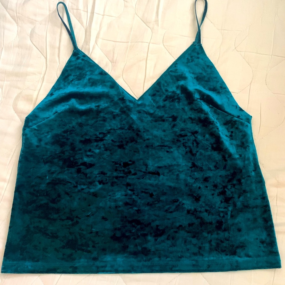 Velvet tank top